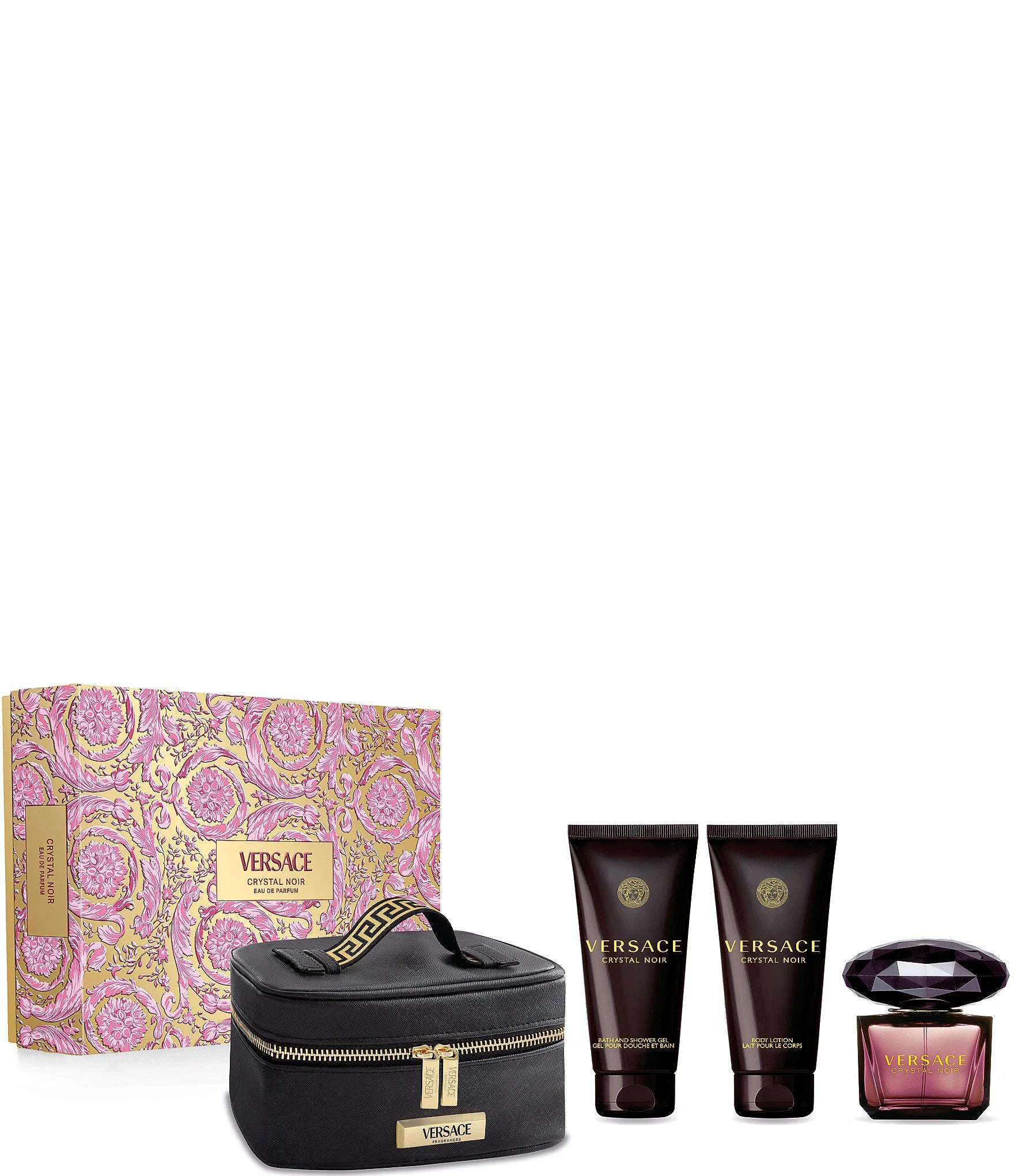 Versace Crystal Noir 4 Pc Gift Set