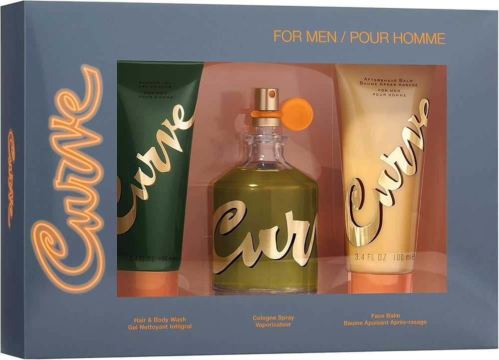 CURVE bh Liz Claiborne 3 Pc Set 4.2 oz EDT spray, ASB 3.4 oz, S/G 3.4 oz