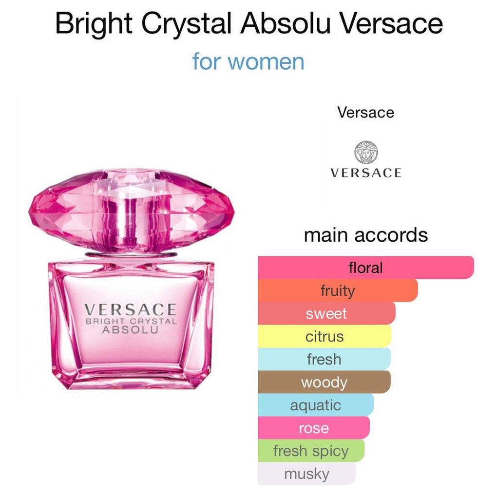 Versace Bright Crystal Absolu 4 Pc Gift Set