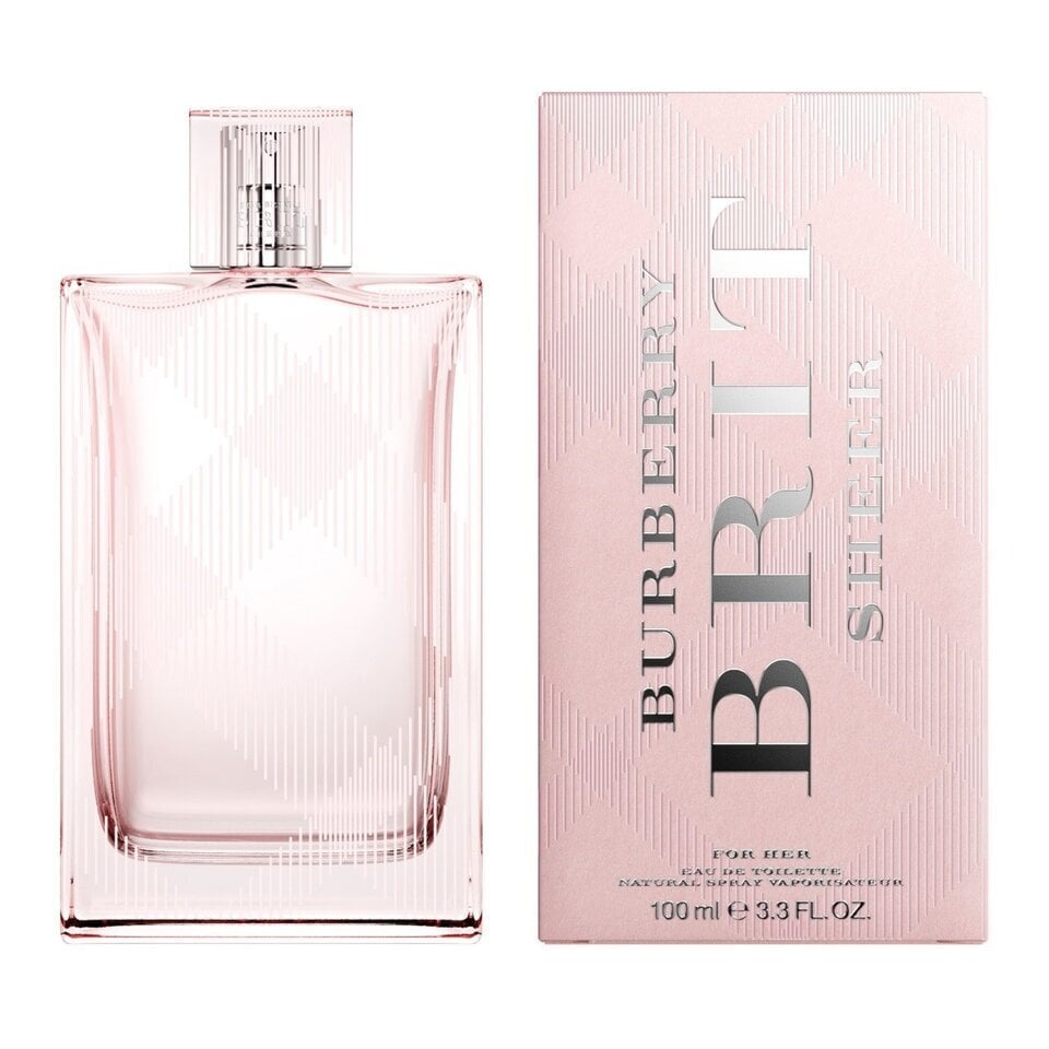Burberry Brit Sheer Eau De Toilette Spray, 3.3 oz
