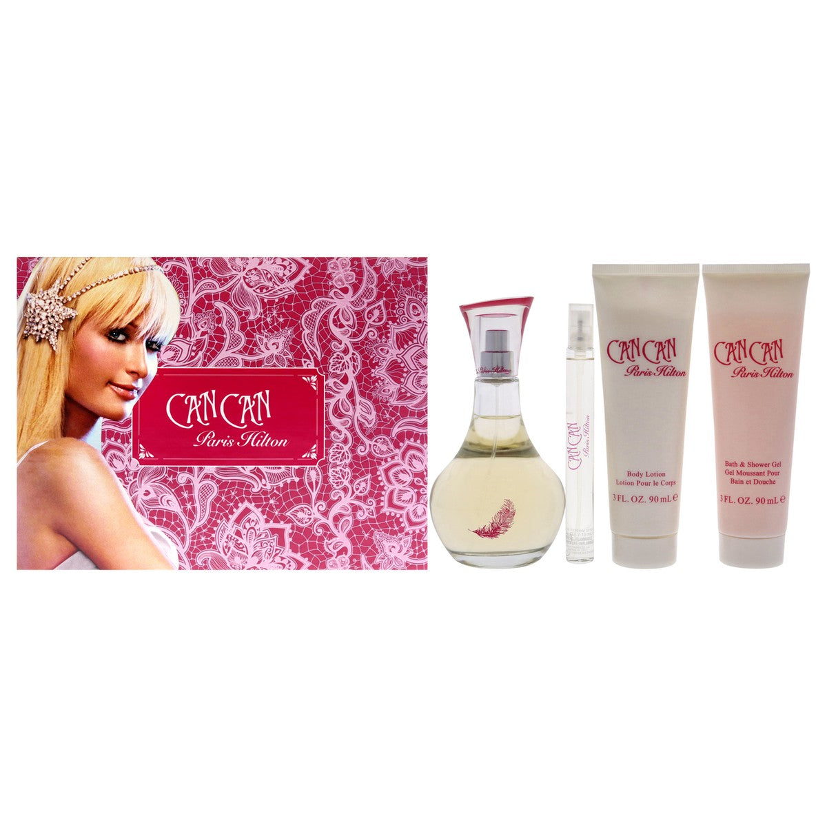 Paris Hilton CAN CAN 4 Pc Gift Set