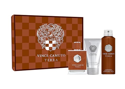 VINCE CAMUTO TERRA 3 Pc Set EDT SP 3.4, SPRAY 6.0, SG